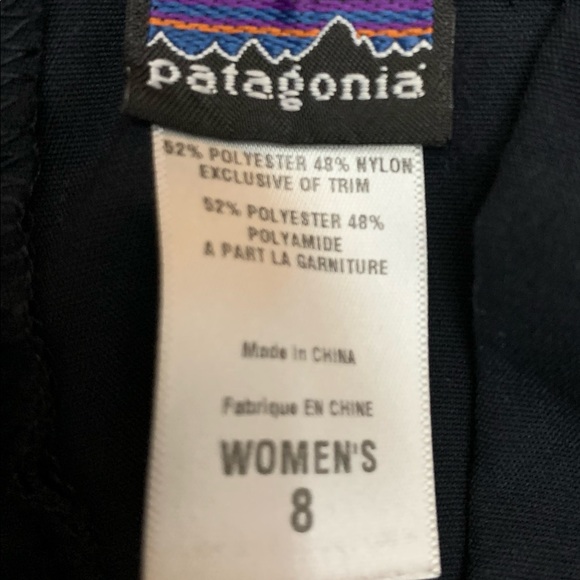 Women’s Patagonia black pants Sz. 8 - Picture 5 of 5
